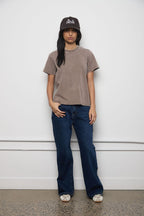 Kuwalla Double Knit Muse Tee in Mute Tea