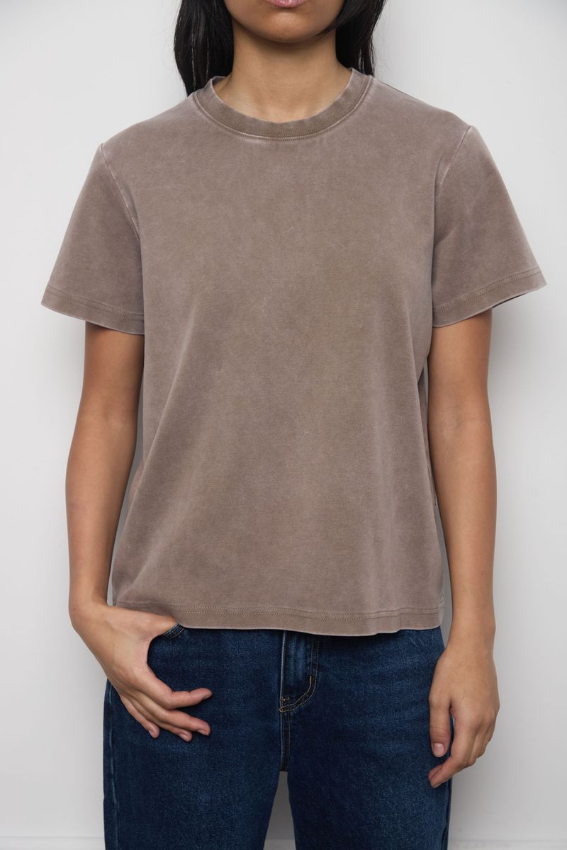 Kuwalla Double Knit Muse Tee in Mute Tea