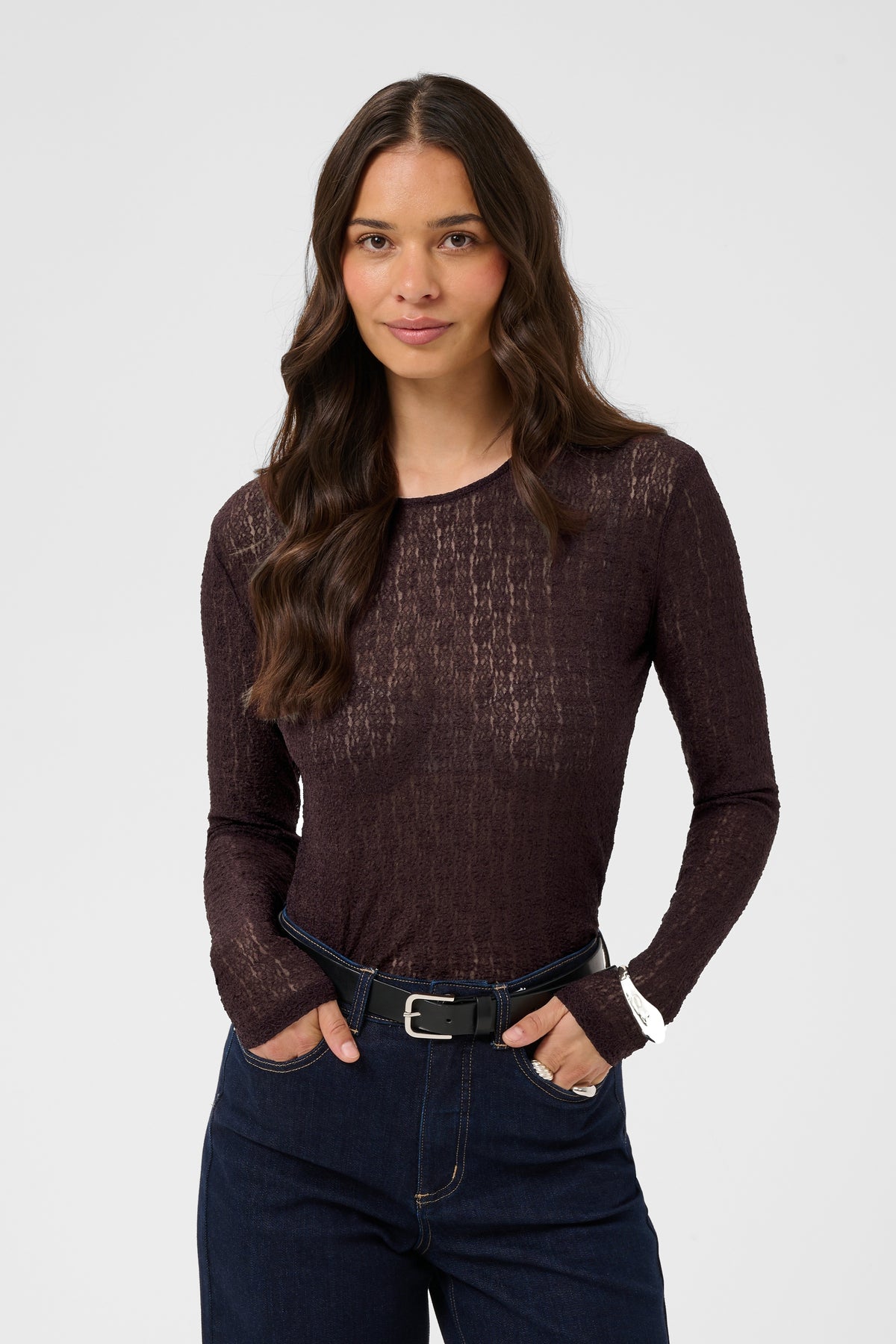 Kaffe Allison T-Shirt In Fig