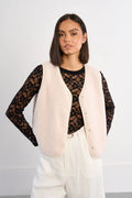 Molly Bracken Vest In Ecru