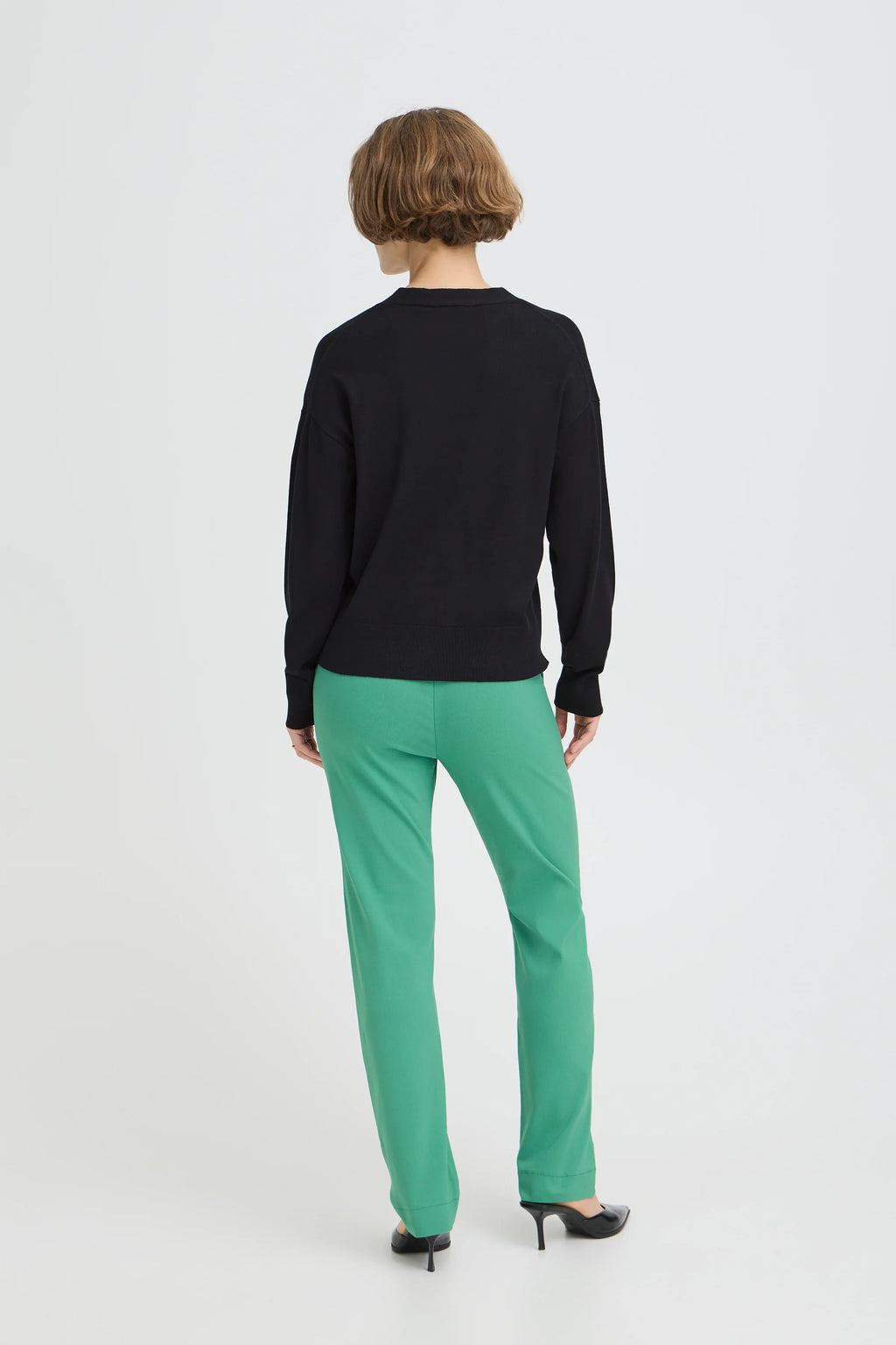 B.Young Black Cardigan