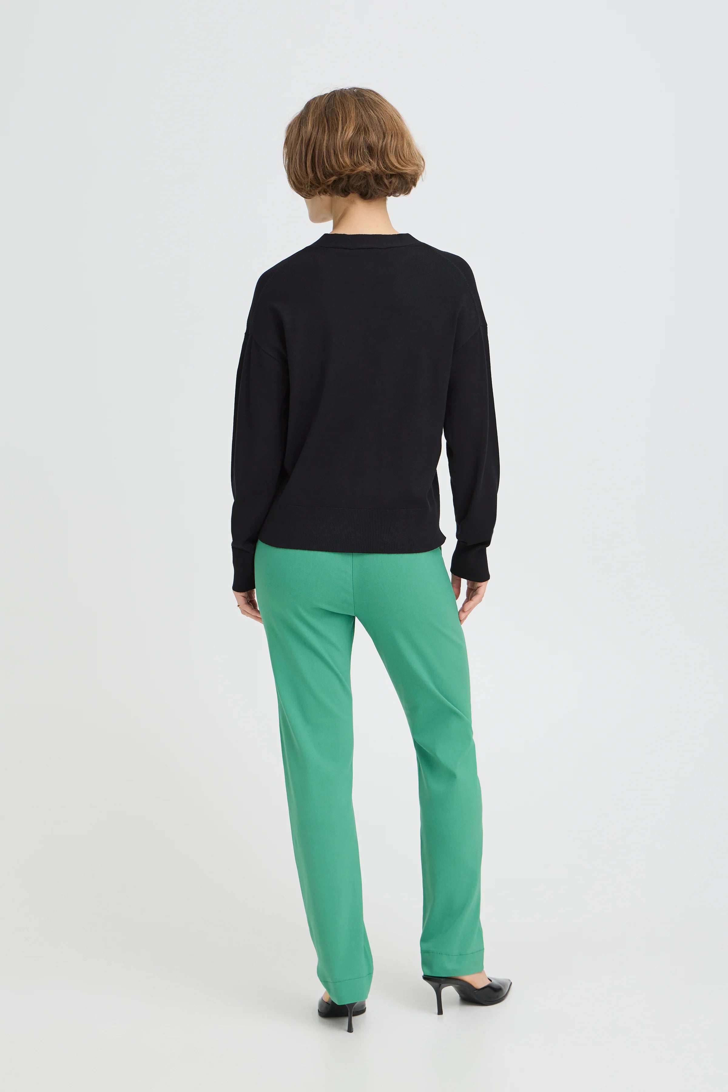 B.Young Black Cardigan