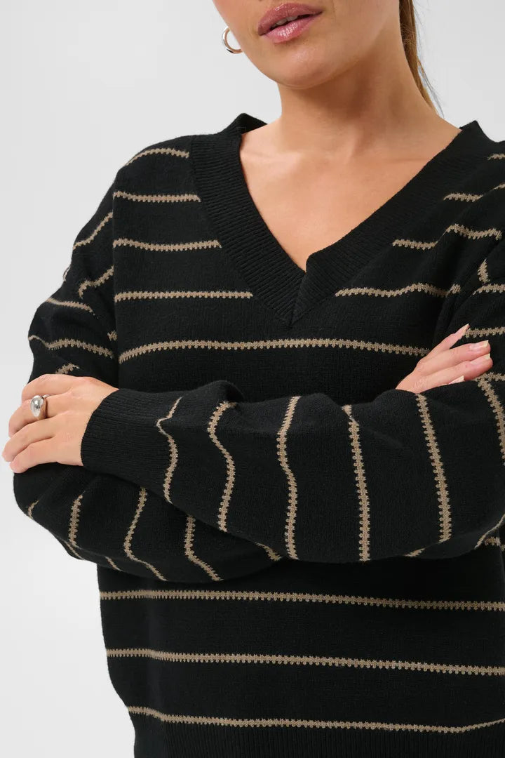 Kaffe Ariana Pullover in Black