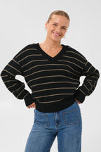 Kaffe Ariana Pullover in Black