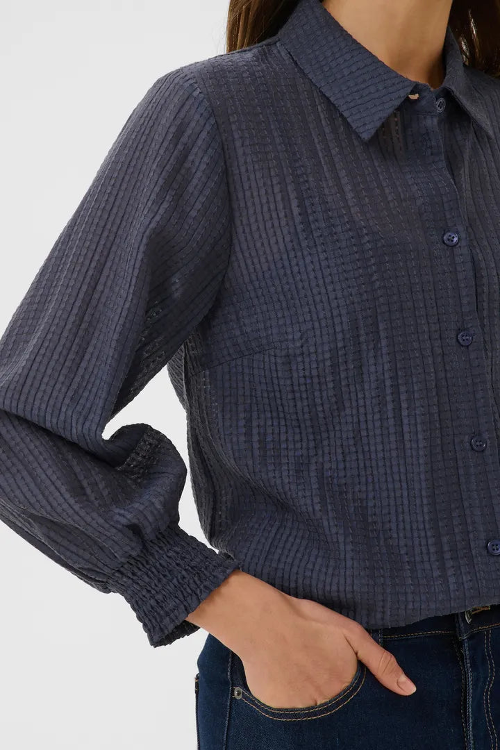 Kaffe Rea Shirt in Graphite