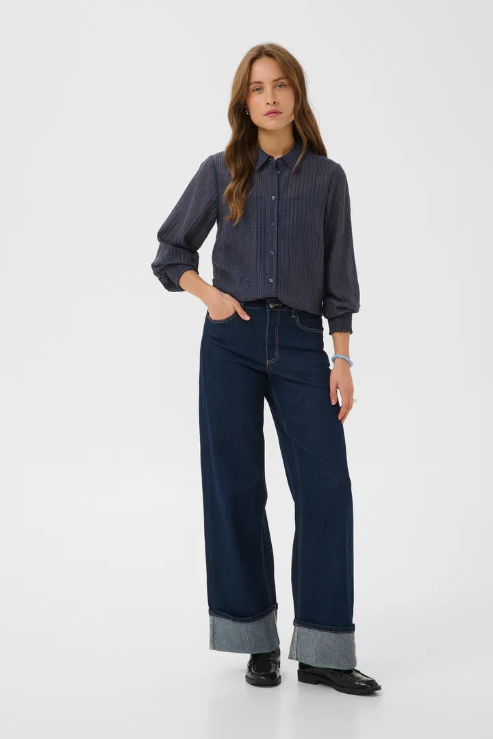 Kaffe Rea Shirt in Graphite