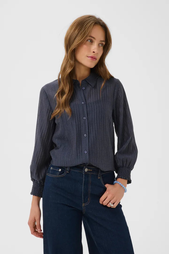 Kaffe Rea Shirt in Graphite