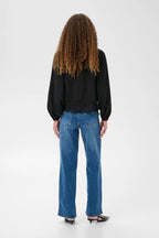 Kaffe Fine Shirt In Black