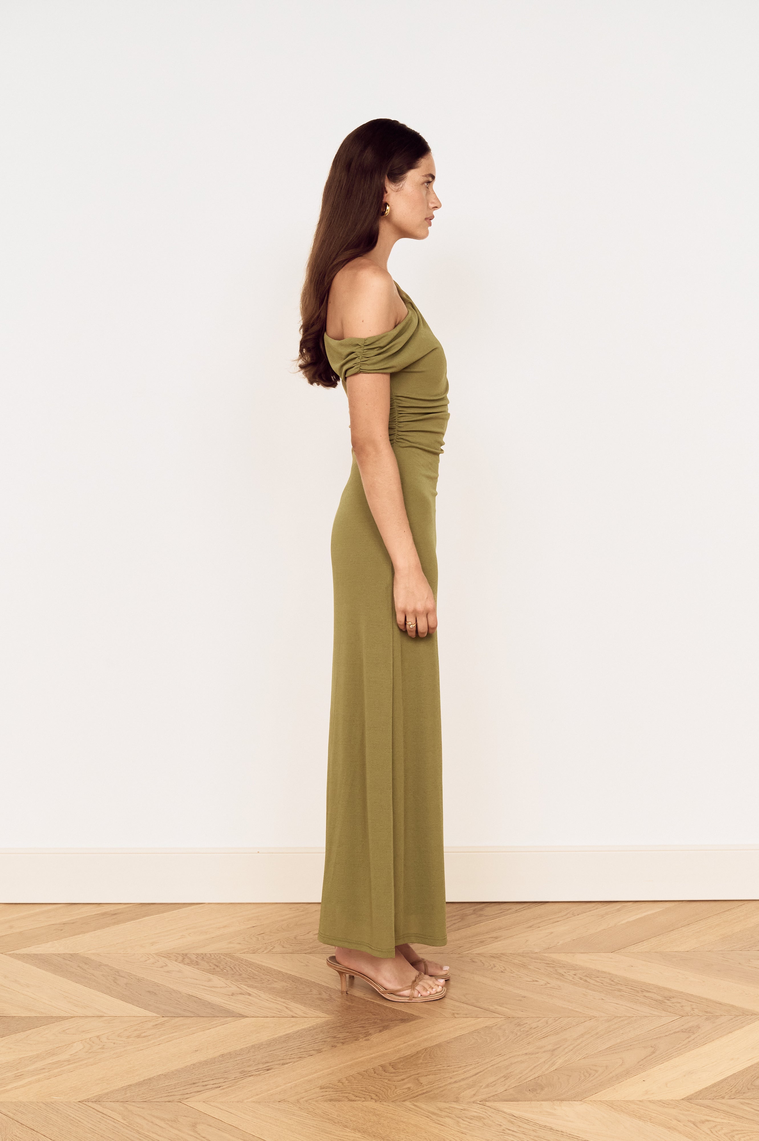 Mink Pink Aster Midi Dress