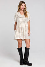 SWL Nicko Mini Dress in Natural