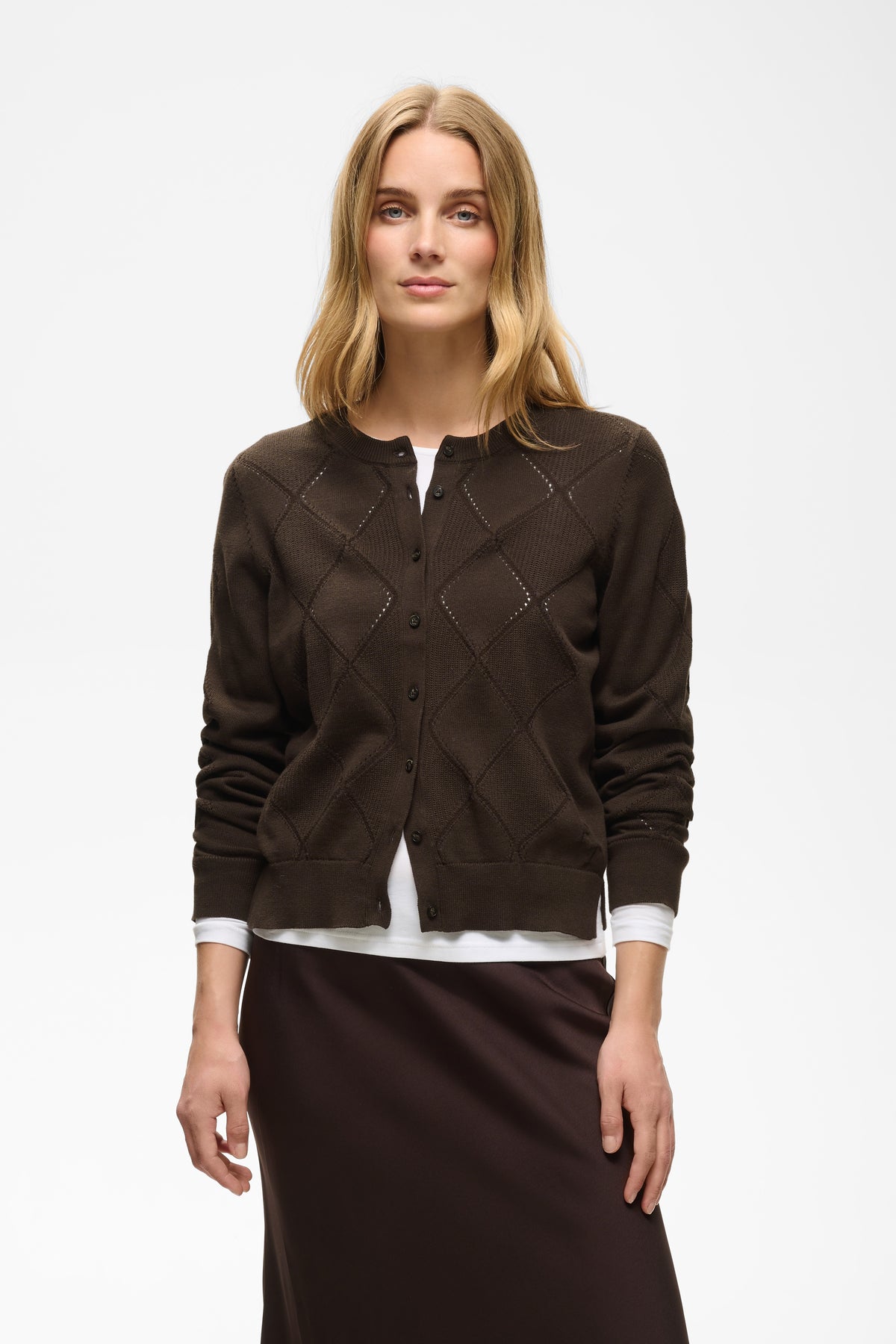 Part Two Cianna Cardigan in Mole