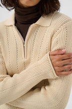 Part Two Charley Pullover In Whitecap Grey