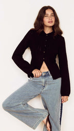 Mink Pink Hanna Cardigan in Black