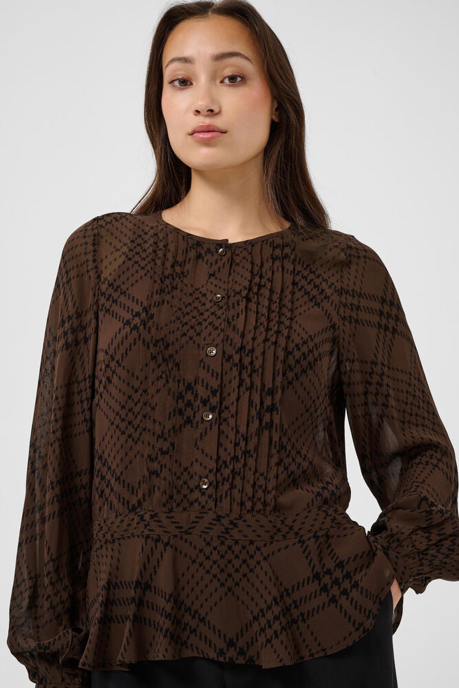 Part Two Cantaline Top in Brown