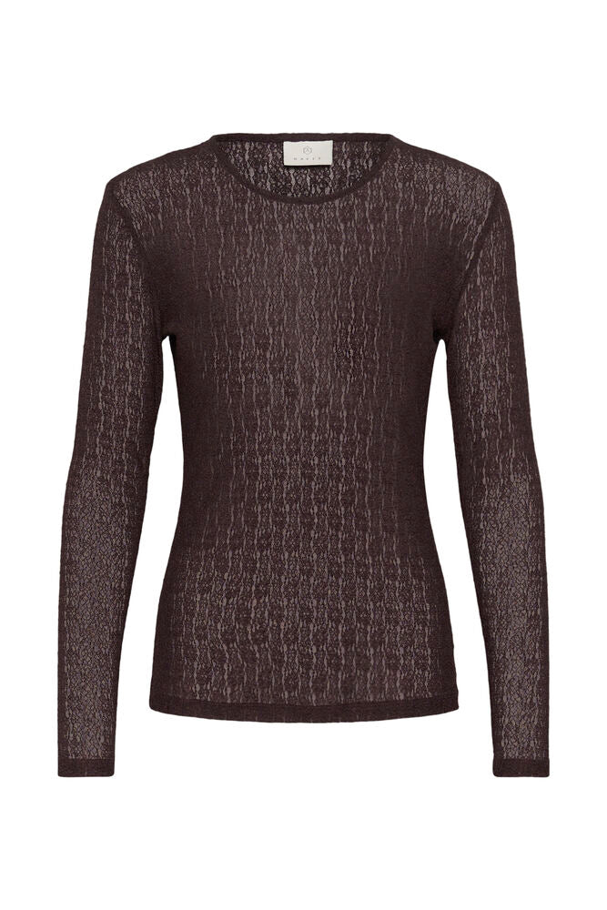 Kaffe Allison T-Shirt In Fudge