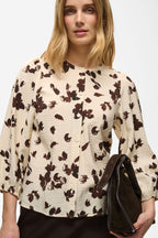 Part Two Channie Top in Oatmeal