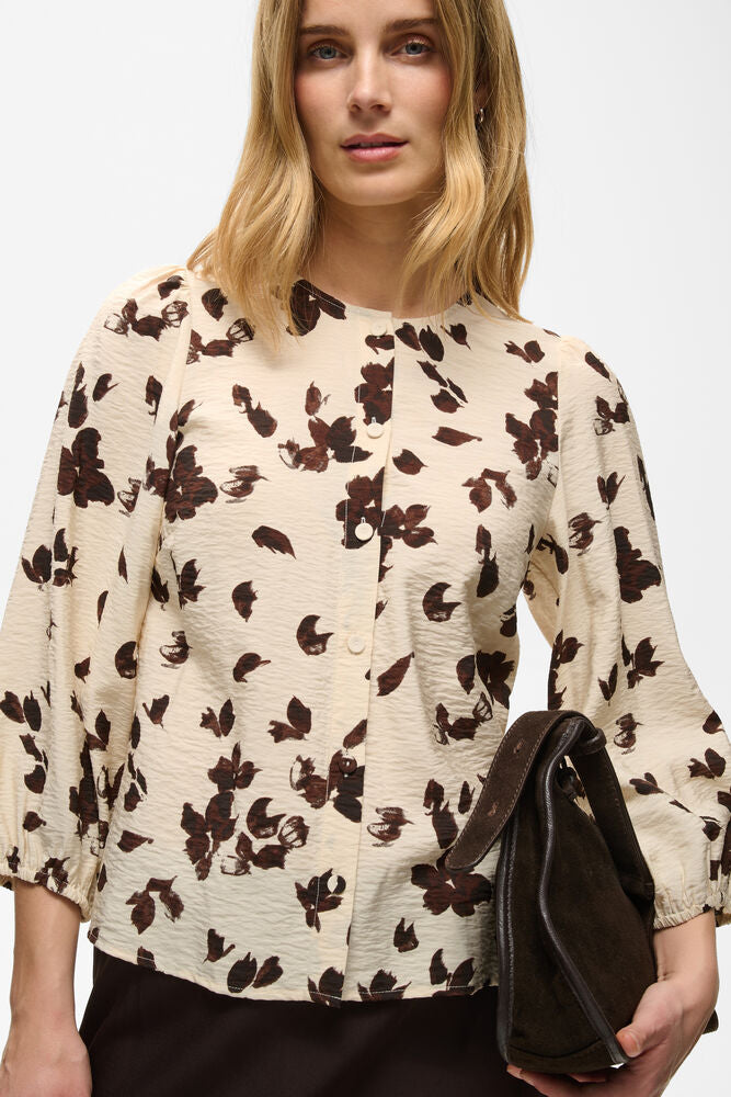 Part Two Channie Top in Oatmeal