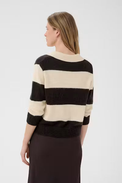 Part Two Charlott Pullover In Whitecap/Mole