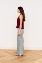 Mink Pink Lumiere Bias Top in Wine