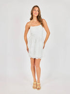 Sadie & Sage Bloomfield Eyelet Mini Dress