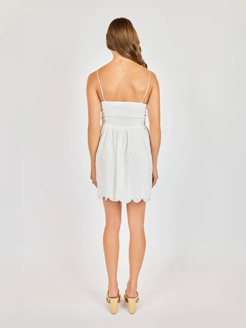 Sadie & Sage Bloomfield Eyelet Mini Dress