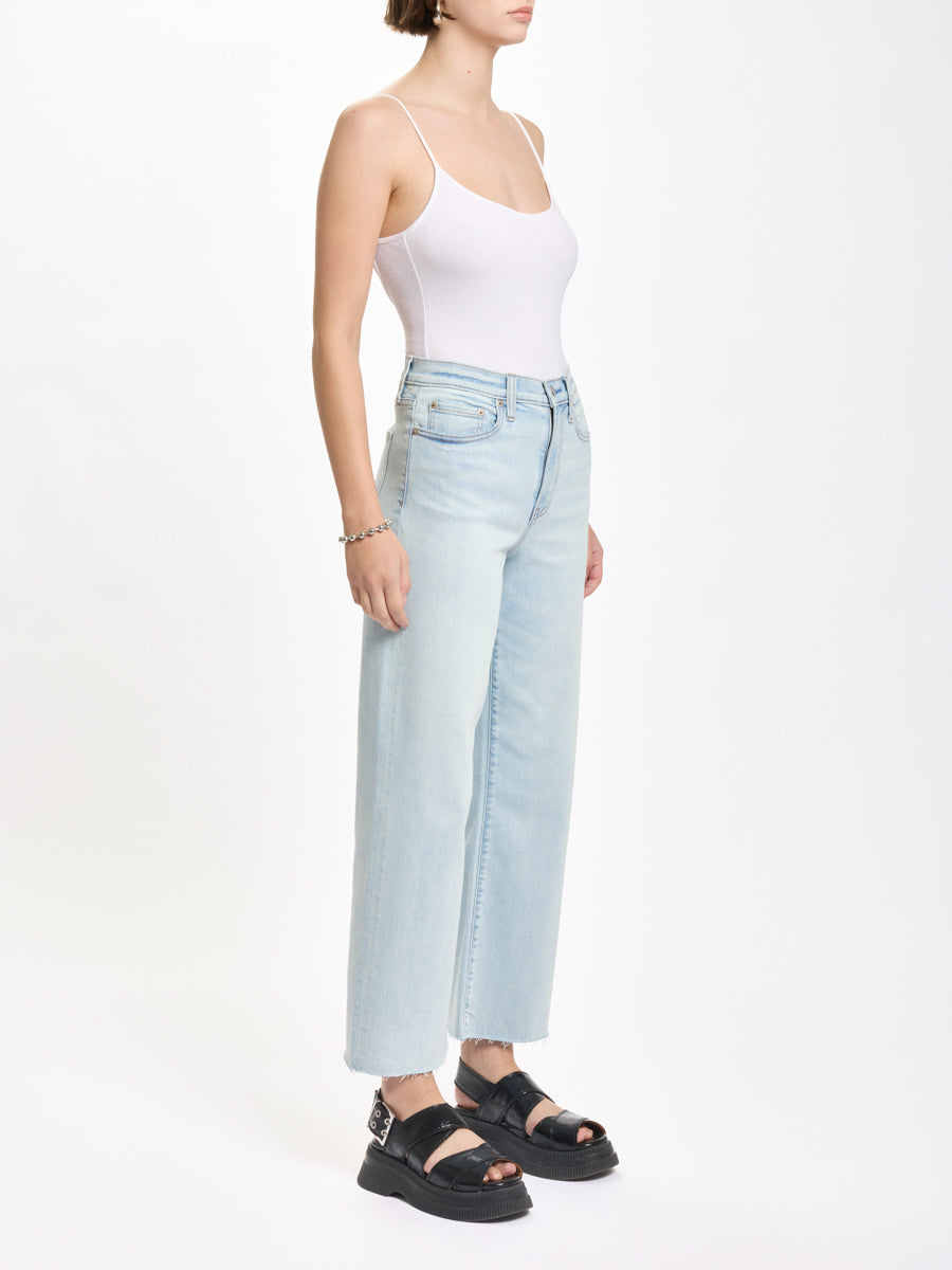 Daze Pleaser High Rise Wide Ankle in Detour