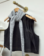 Vero Moda Triangle Scarf In Light Grey