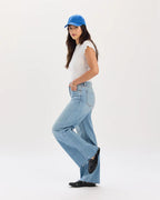 Daze Far Out High Rise Wide Leg in Fools Gold