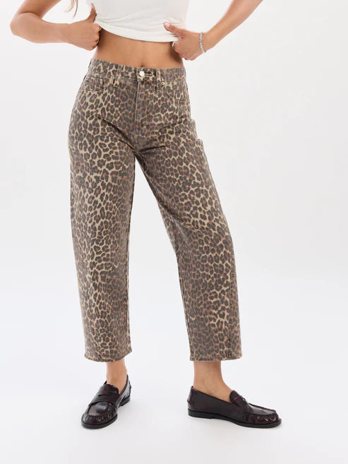 Daze High Rise Westward Barrel in Cool Cat
