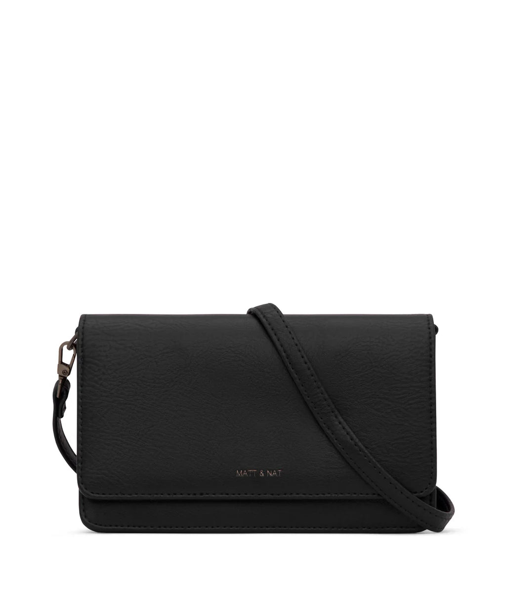 Matt & Nat Bee Grain Crossbody Bag in Black