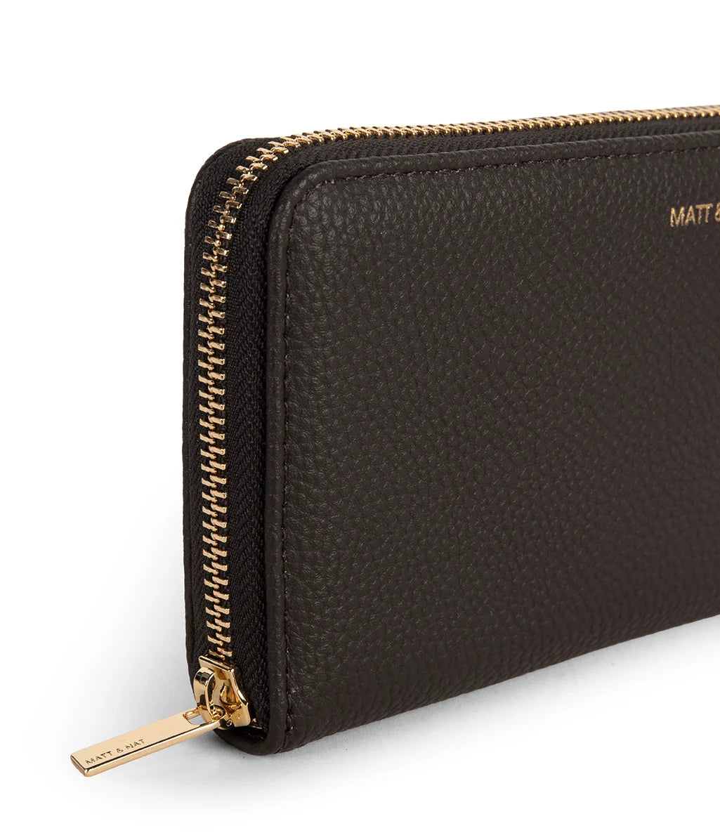 Matt & Nat Grain Wallet in Fudge
