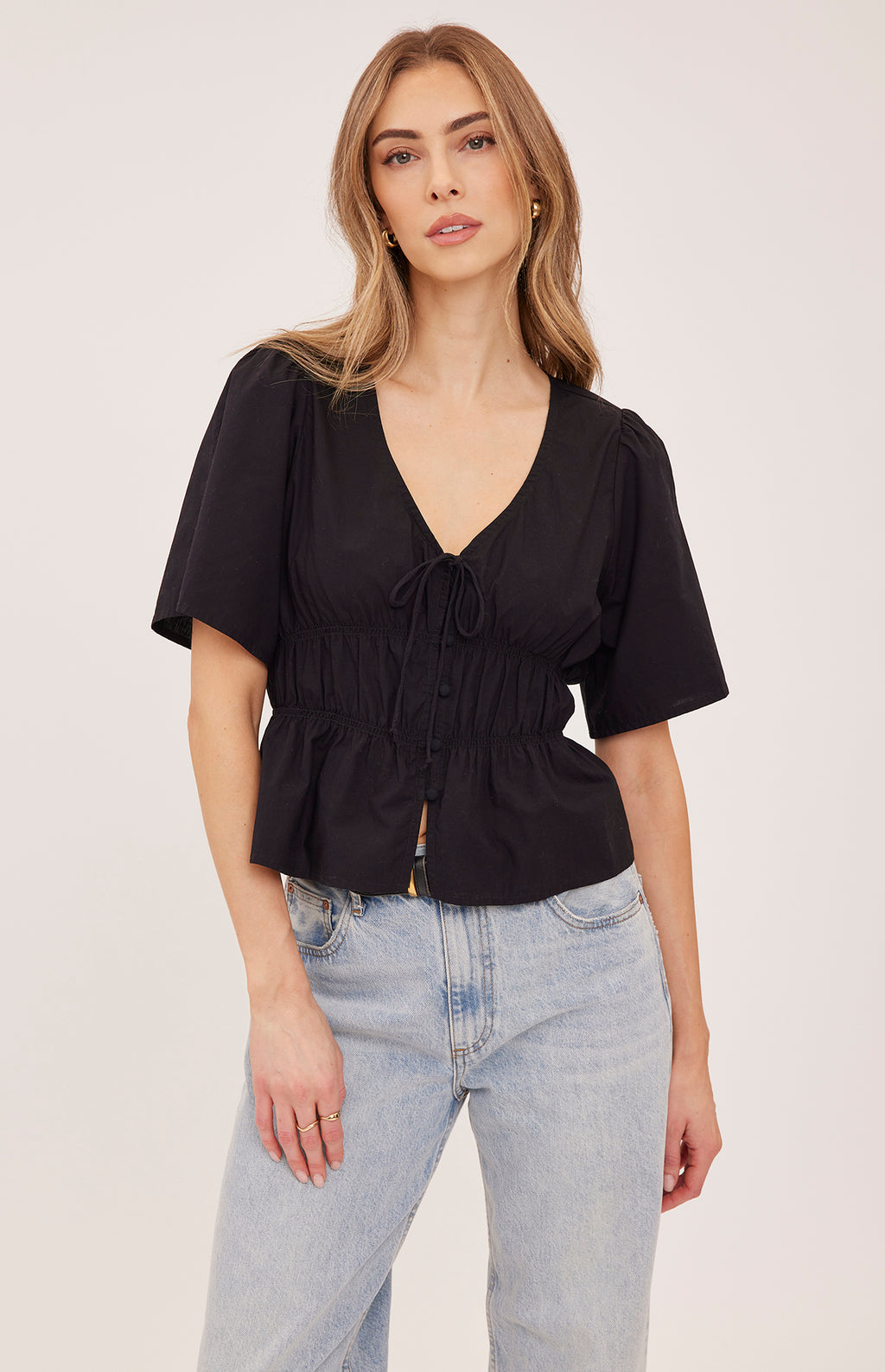 Gentle Fawn Iona Top in Black