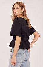 Gentle Fawn Iona Top in Black