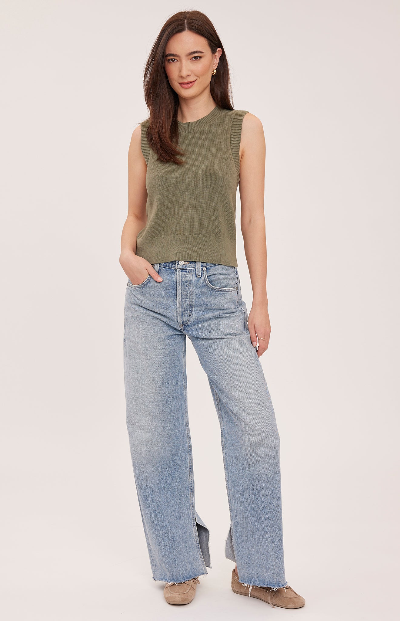 Gentle Fawn Skylar Top in Sage