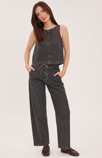 Gentle Fawn Blaise Top in Black Wash