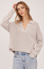 Gentle Fawn Tristan Top in Heather Latte