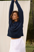 Daily Story Tess Knit In Navy