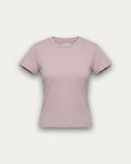 Kuwalla Micro Rib Tee in Blush