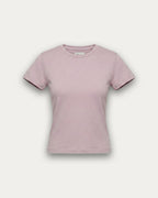 Kuwalla Micro Rib Tee in Blush