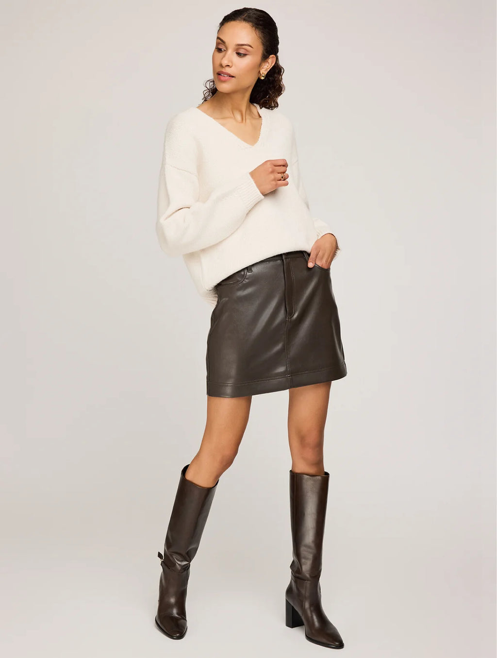 Gentle Fawn Justine Leather Skirt
