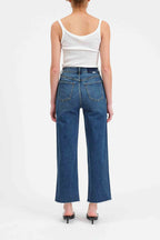 Daze Pleaser High Rise Wide Ankle in Uptown