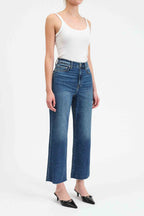 Daze Pleaser High Rise Wide Ankle in Uptown