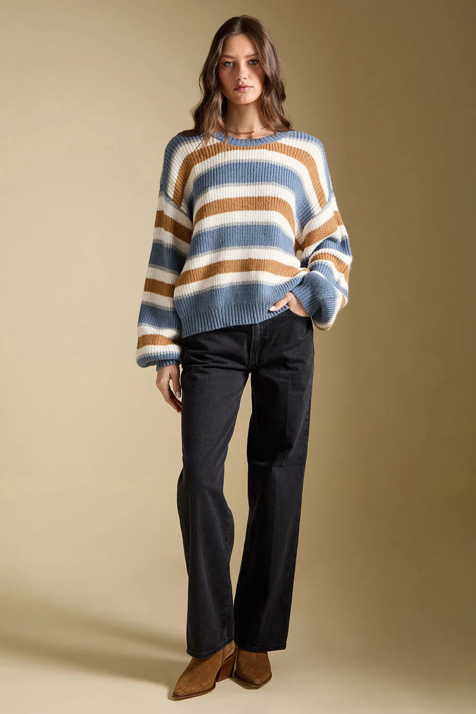 Saltwater Luxe Mimi Sweater In Indigo