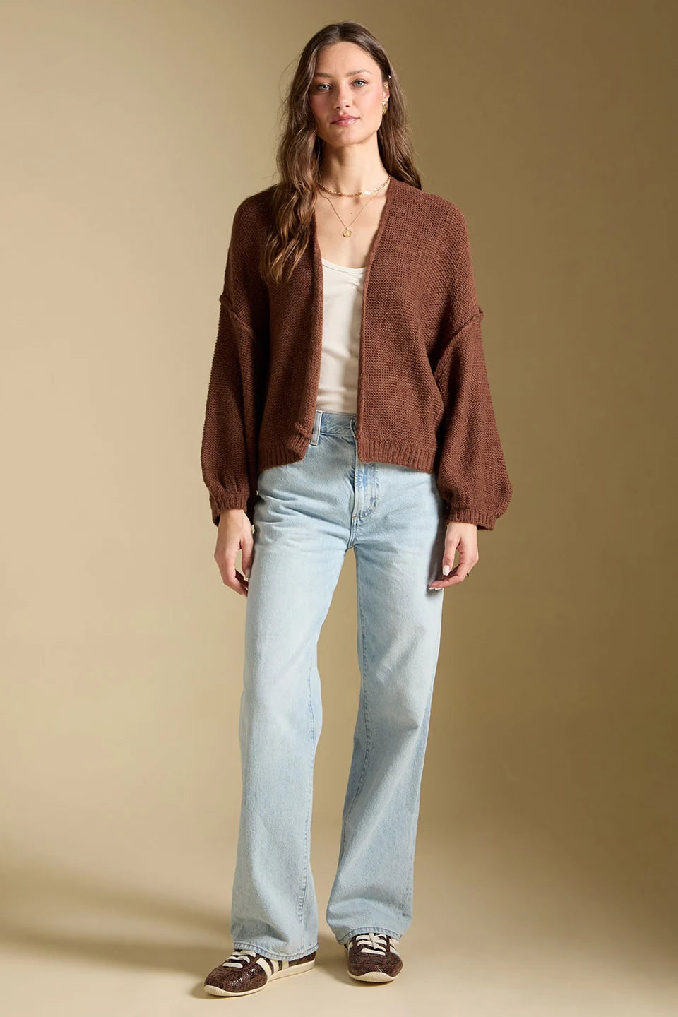 Saltwater Luxe Aden Sweater In Chocolate