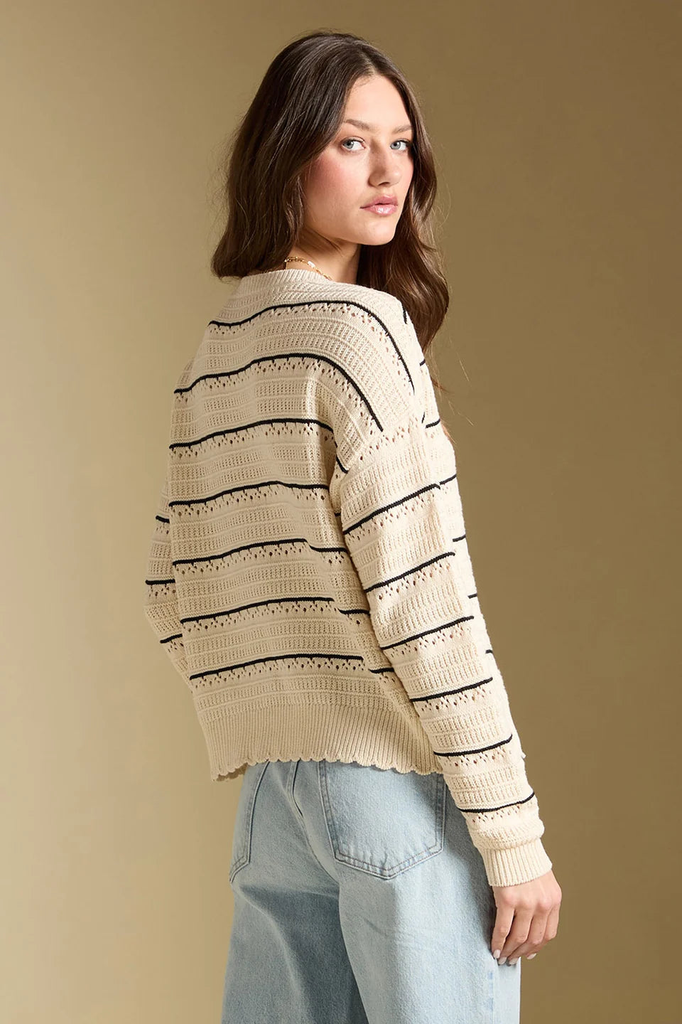 Saltwater Luxe Hadlee Sweater In Natural