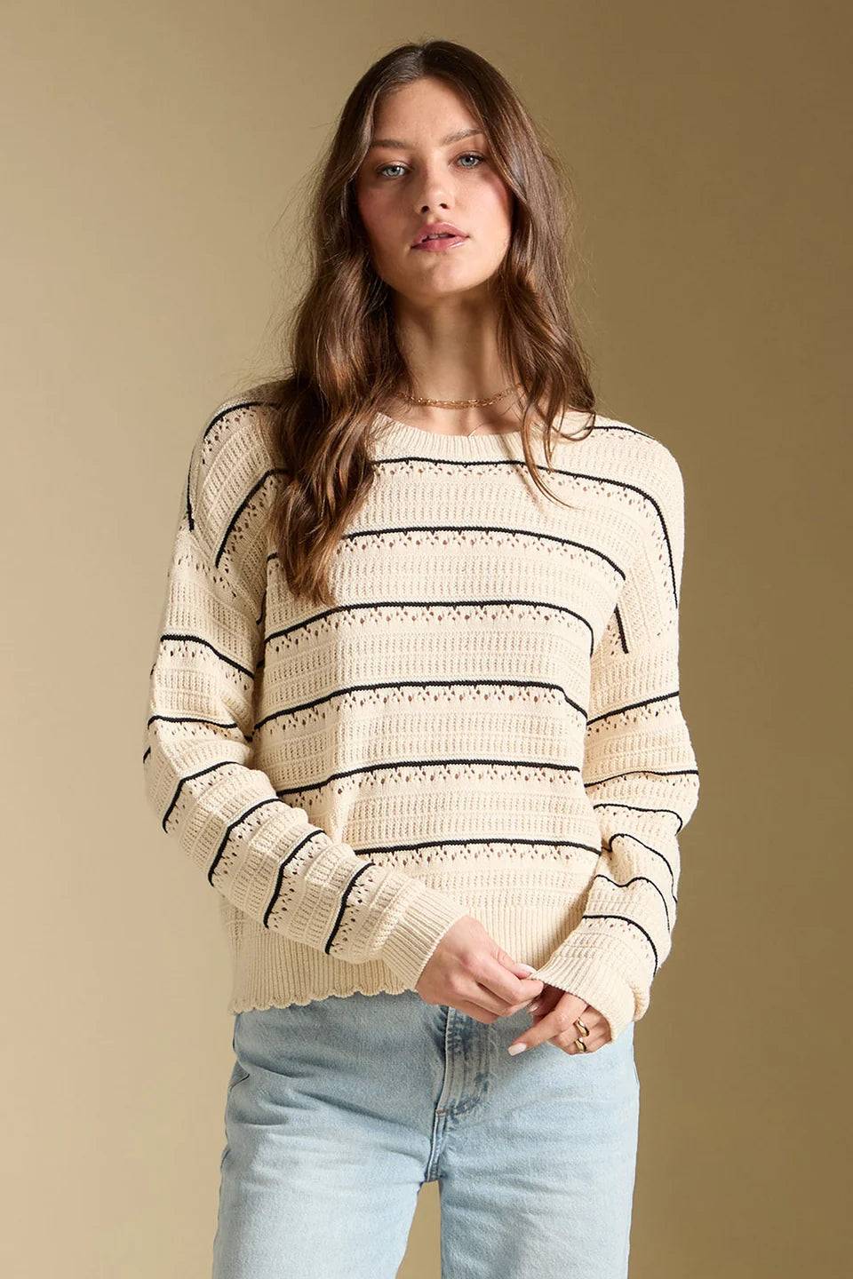 Saltwater Luxe Hadlee Sweater In Natural
