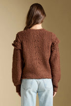 Saltwater Luxe Jeri Sweater In Chocolate