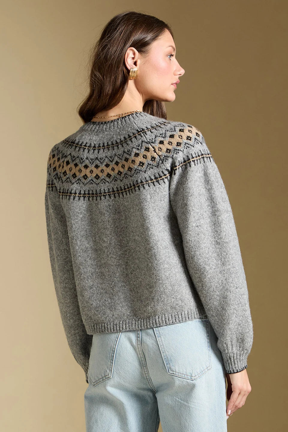 Saltwater Luxe Joss Cardigan In Heather Grey