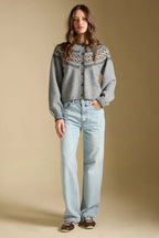 Saltwater Luxe Joss Cardigan In Heather Grey