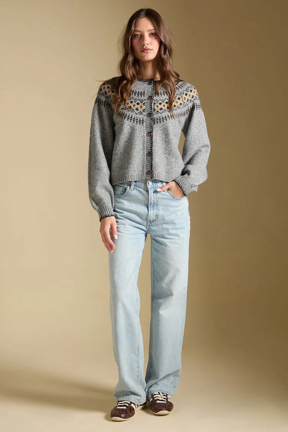 Saltwater Luxe Joss Cardigan In Heather Grey